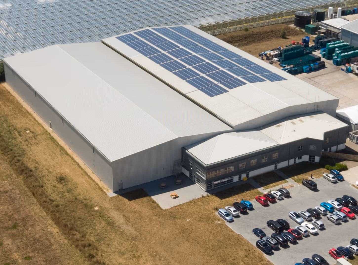 Unit 1, Chichester Food Park, Solar panel roof