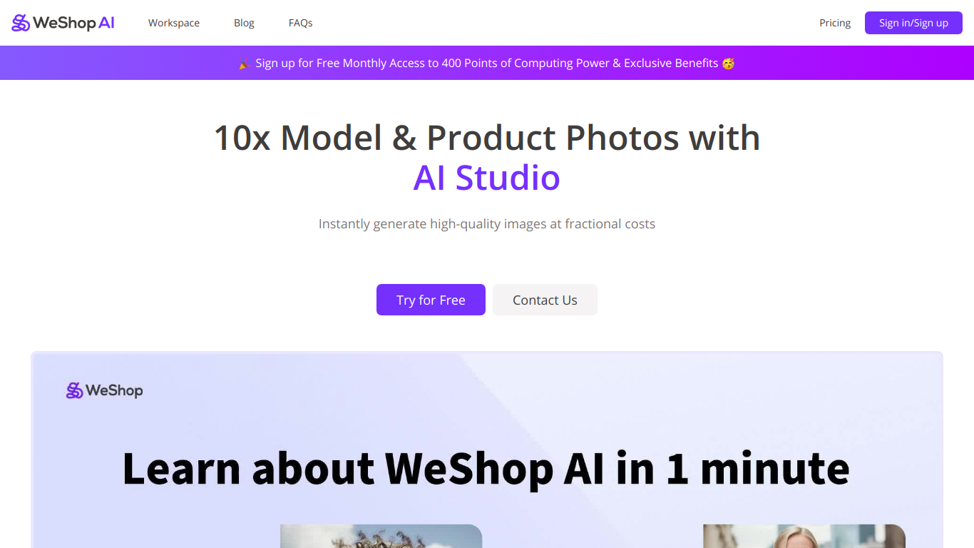 Weshop AI logo