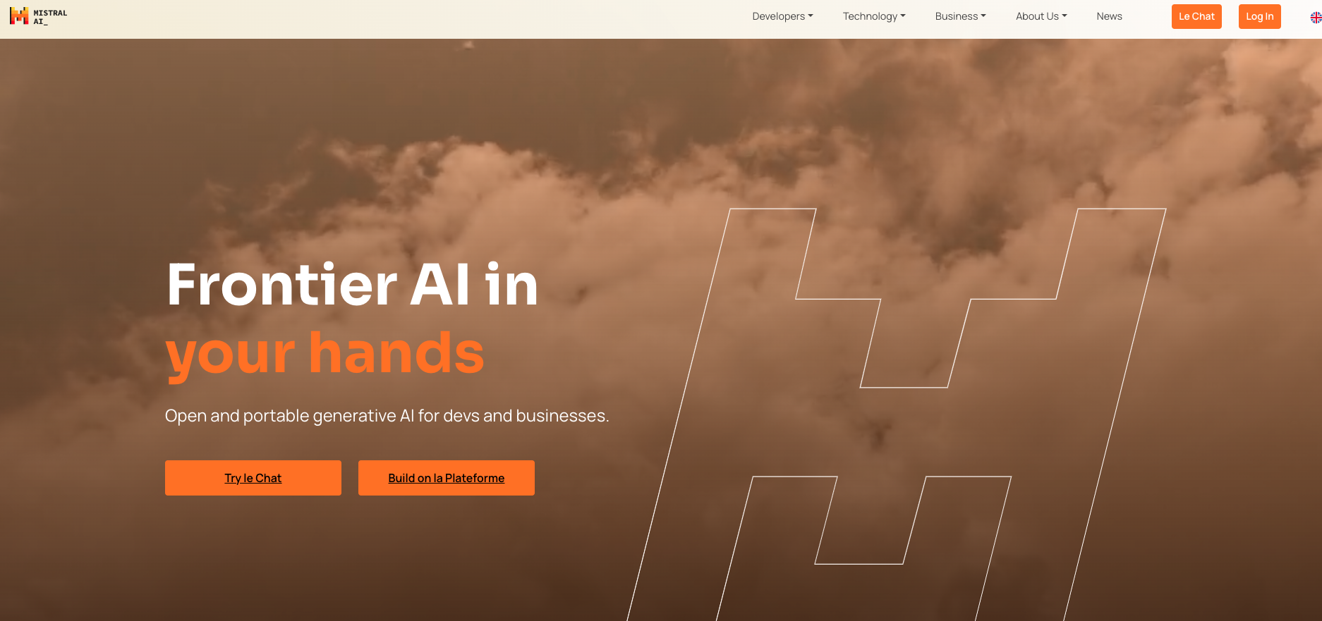 Mistral AI logo