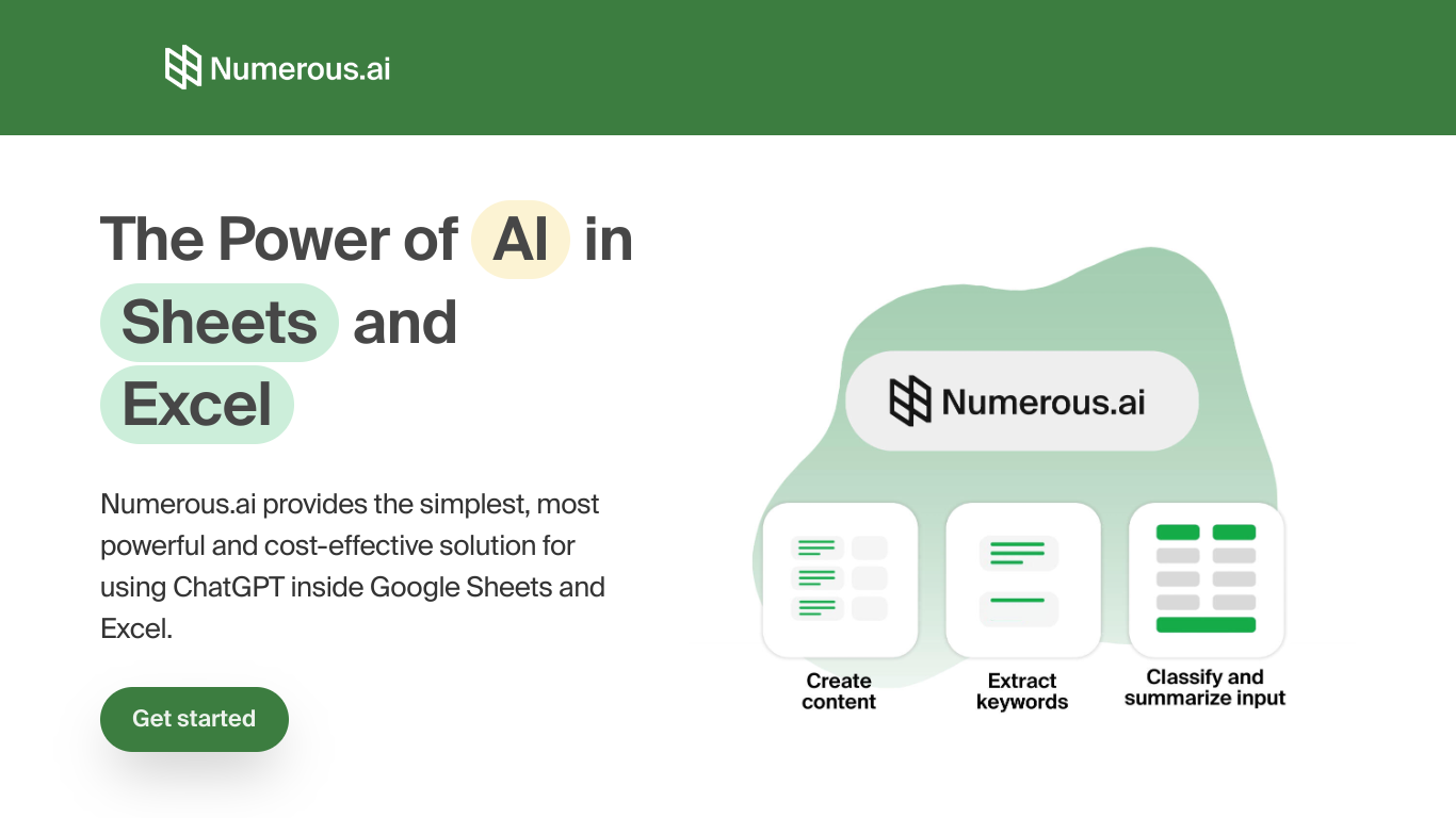 Numerous AI logo