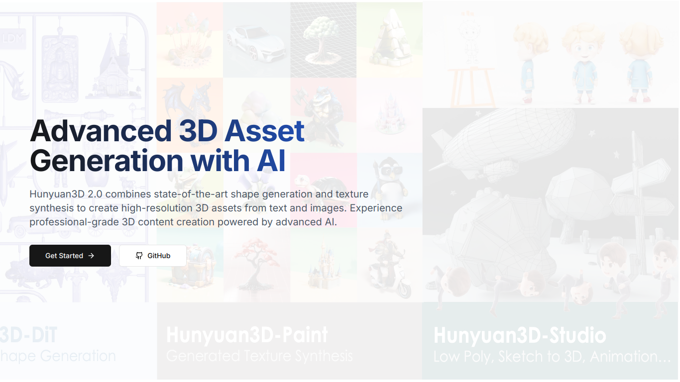 Hunyuan 3D logo