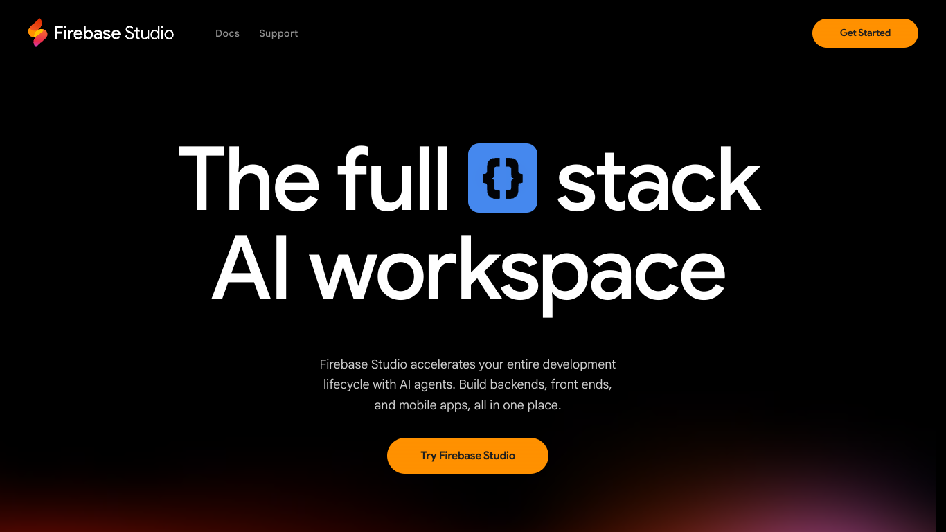 Firebase Studio logo