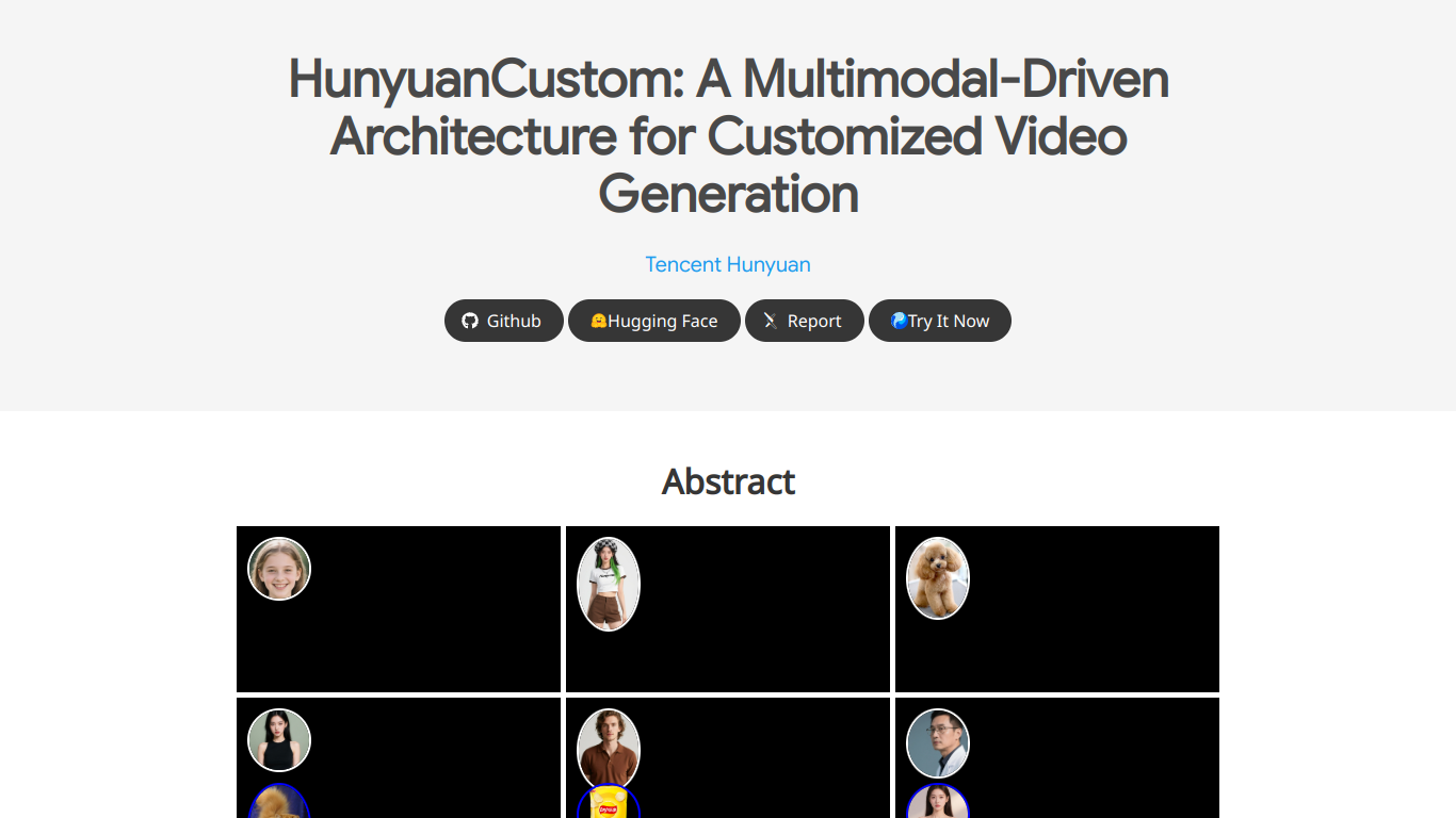 Hunyuan Custom logo