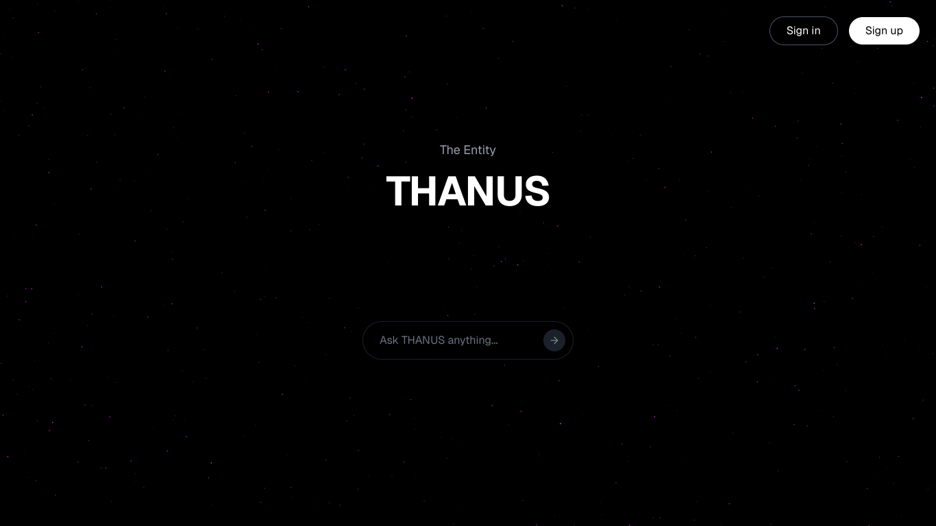 Thanus AI logo