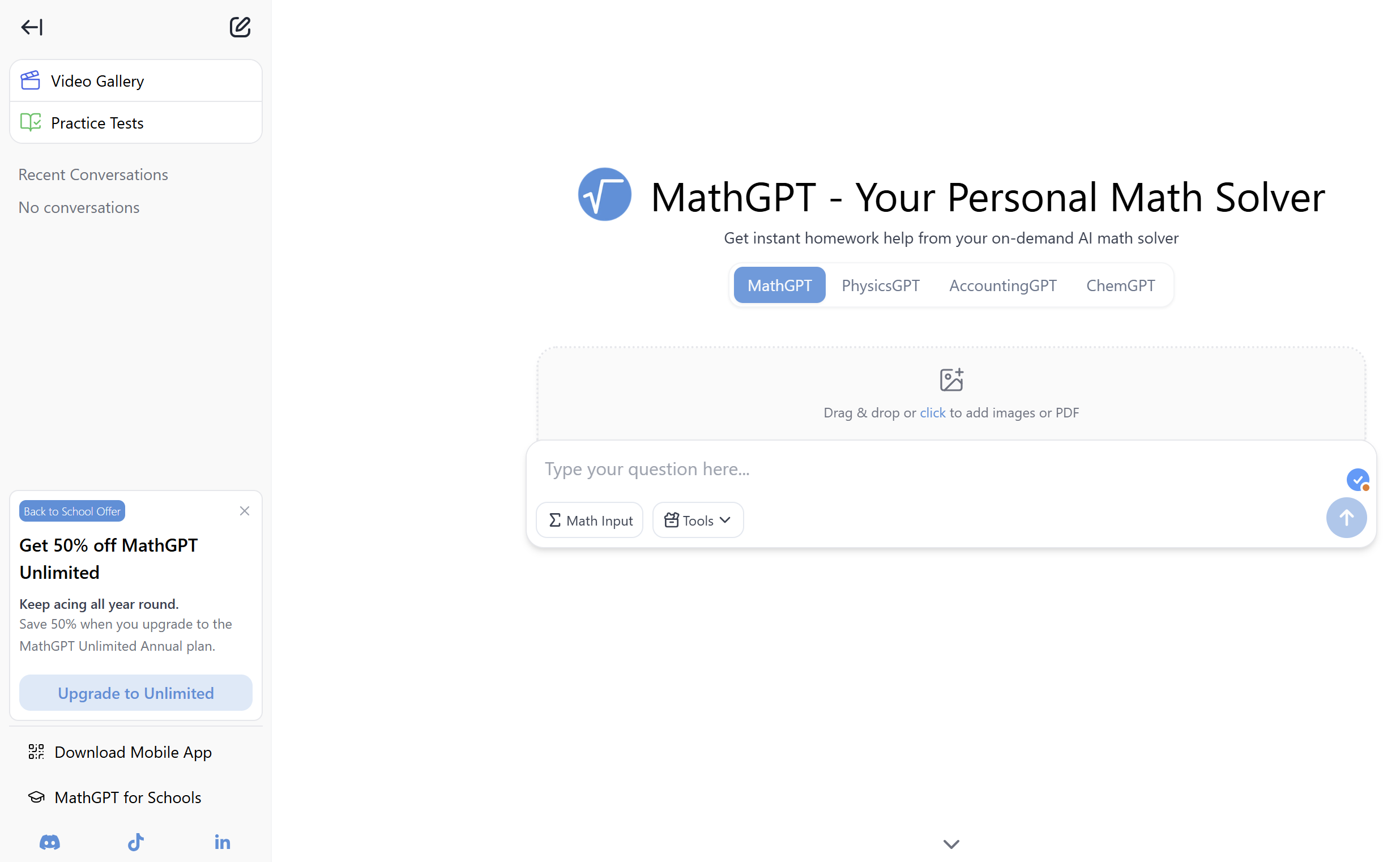 MathGPT logo