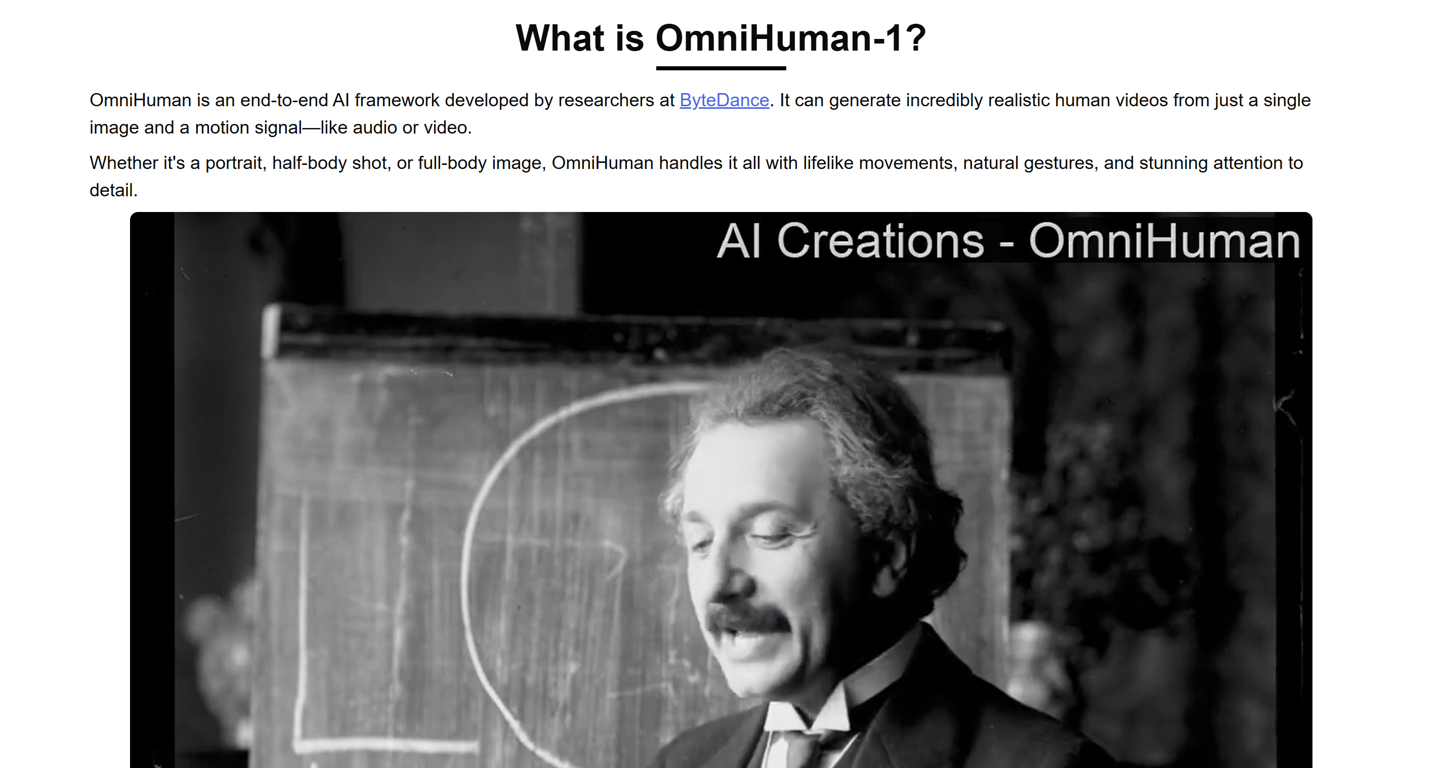 OmniHuman-1