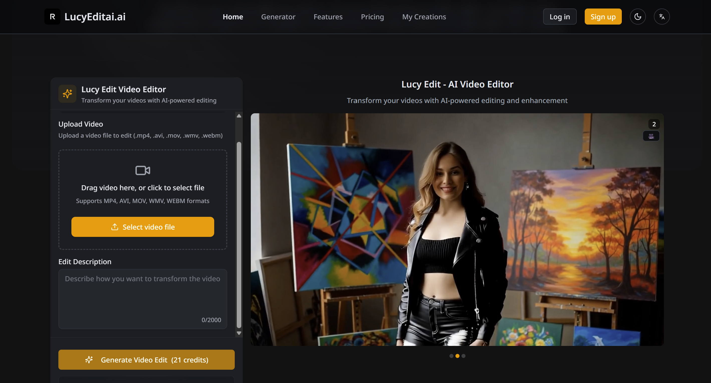 Lucy Edit AI logo