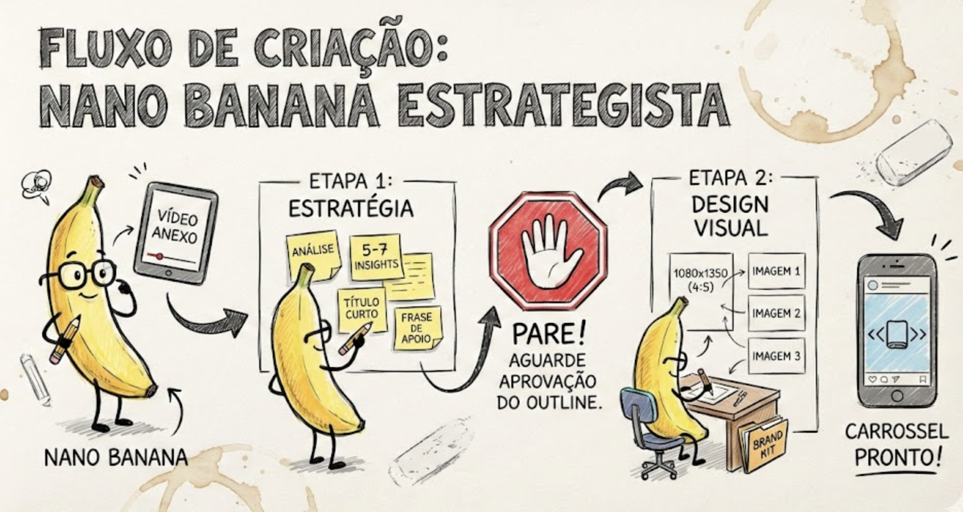 Criando carrossel do linkedin com IA