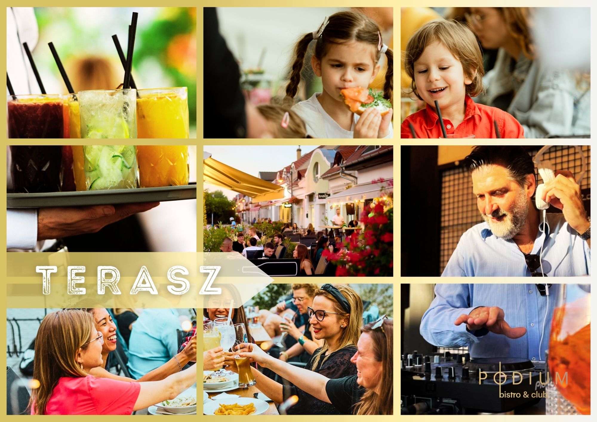 Terasznyitó hétvége a Pódiumban – ünnepelj velünk április 24–25-én!