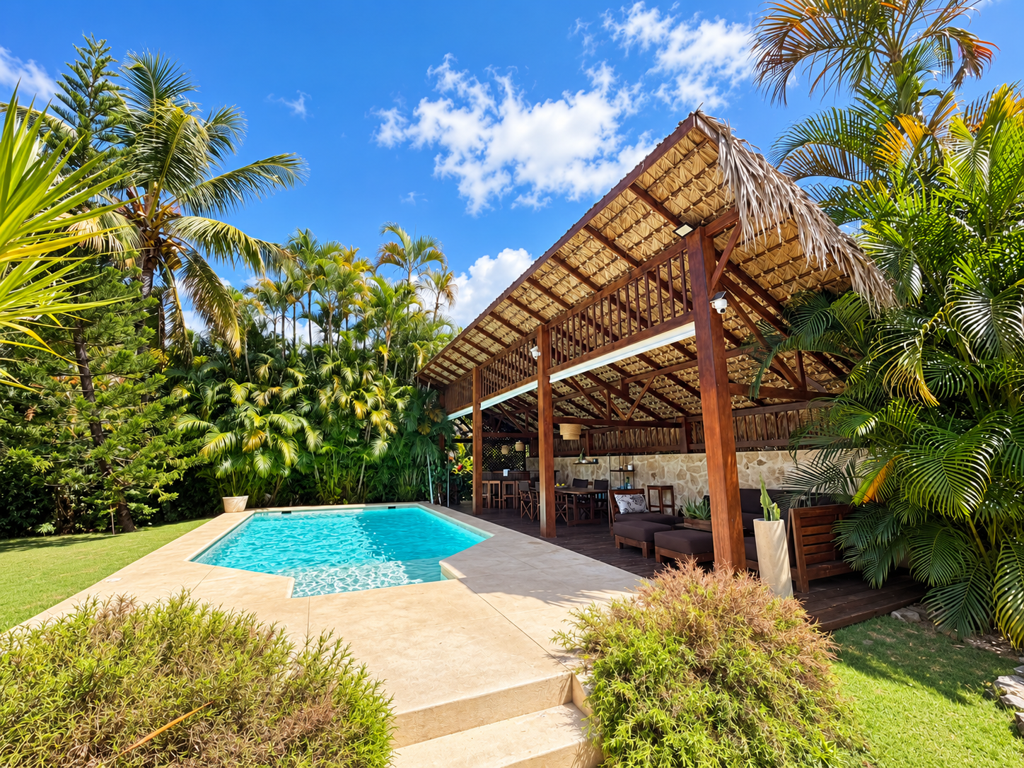 3-Bedroom Villa with Large Tropical Garden in Las Terrenas