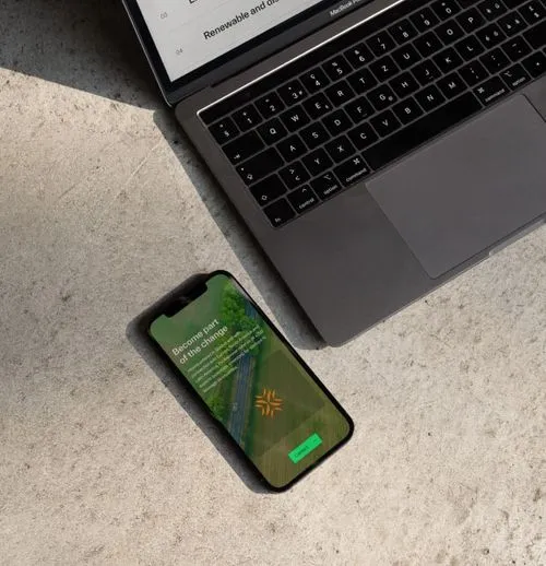 A photography that shows the development of a digital project