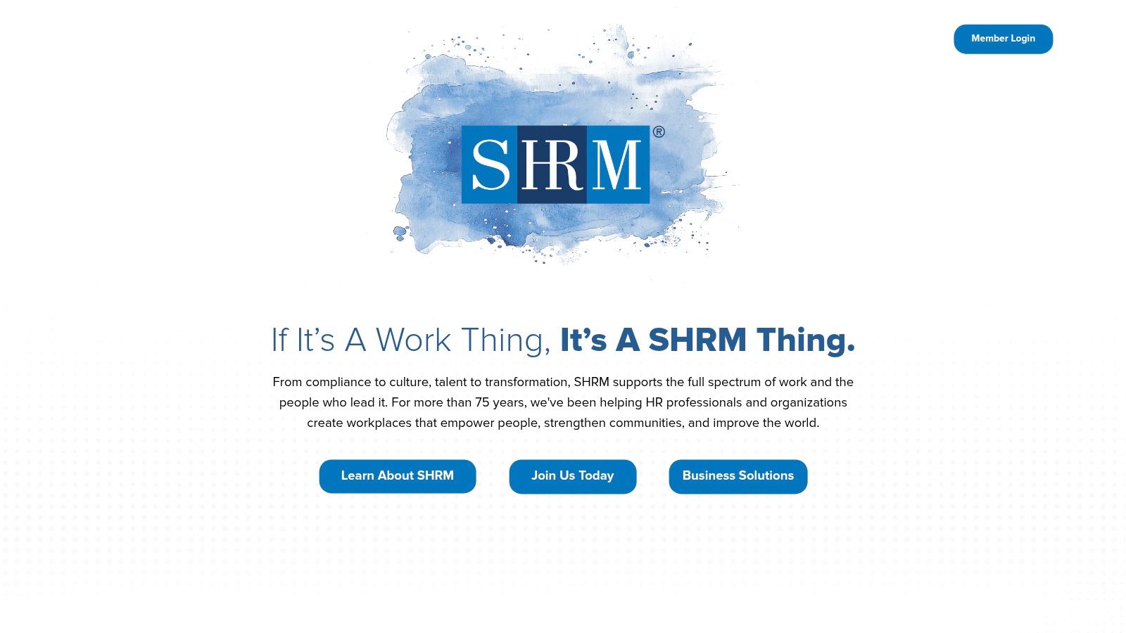 SHRM (Society for Human Resource Management)