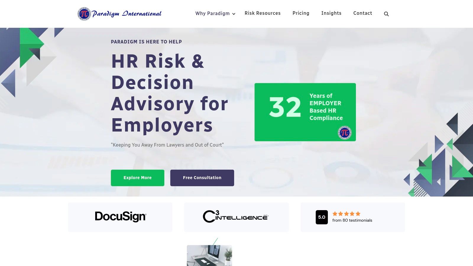 Screenshot from https://paradigmie.com