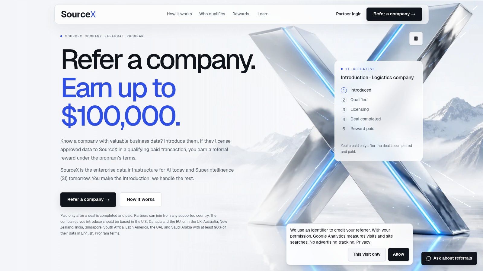 Screenshot from https://refer.sourcex.si