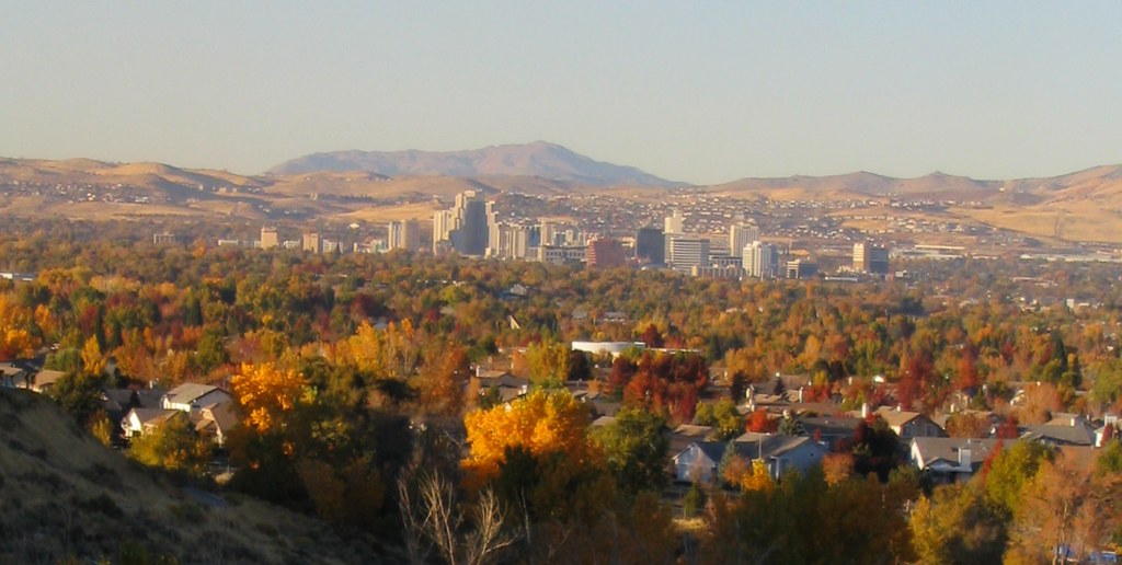 View of Reno, Nevada; image attribution Ken Lund via flickr