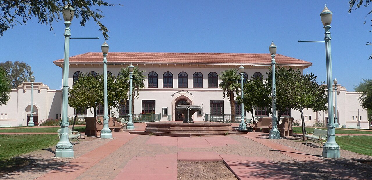 City Hall in Casa Grande, Arizona; image attribution Wikimedia Commons