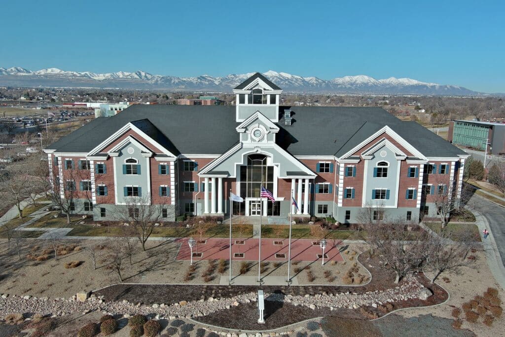 photo of City Hall in West Jordan, Utah; photo attribution West Jordan City