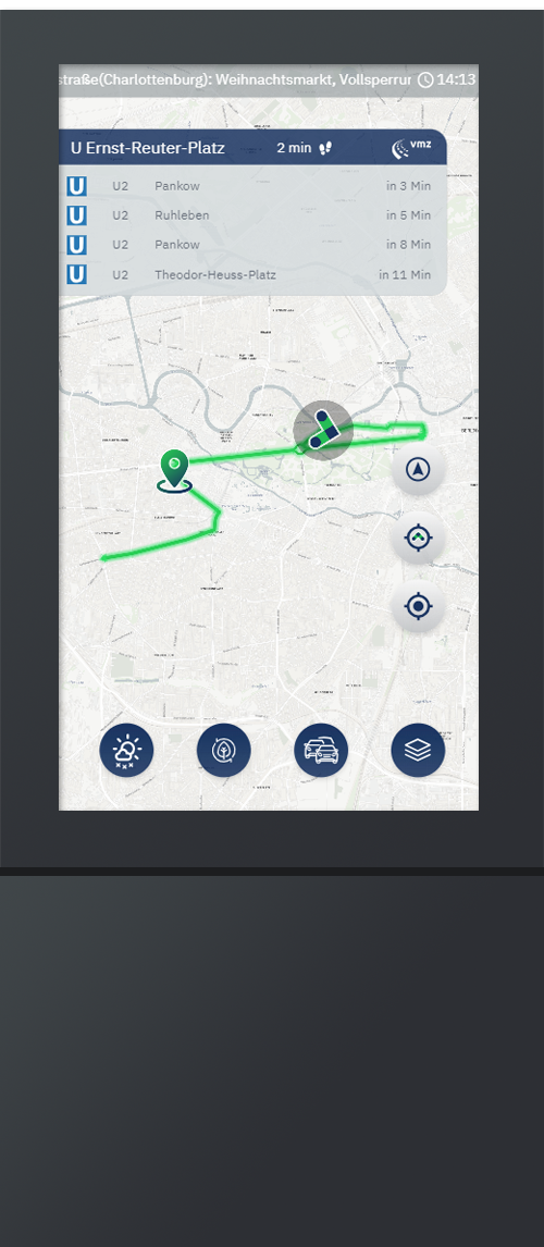 Mobilitätsmonitor BeIntelli Projekt MockUp