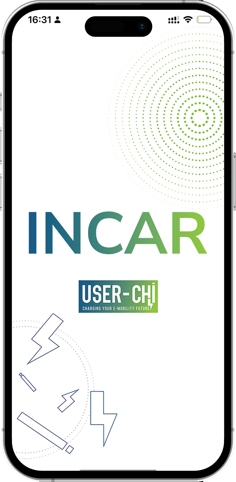 INCAR App Mockup