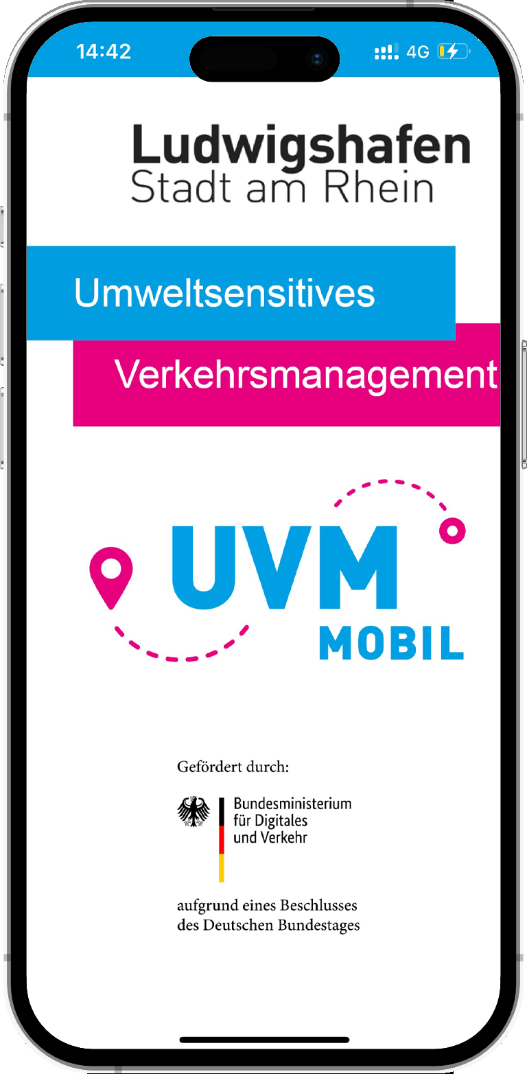 UVM Mobil App im Mockup