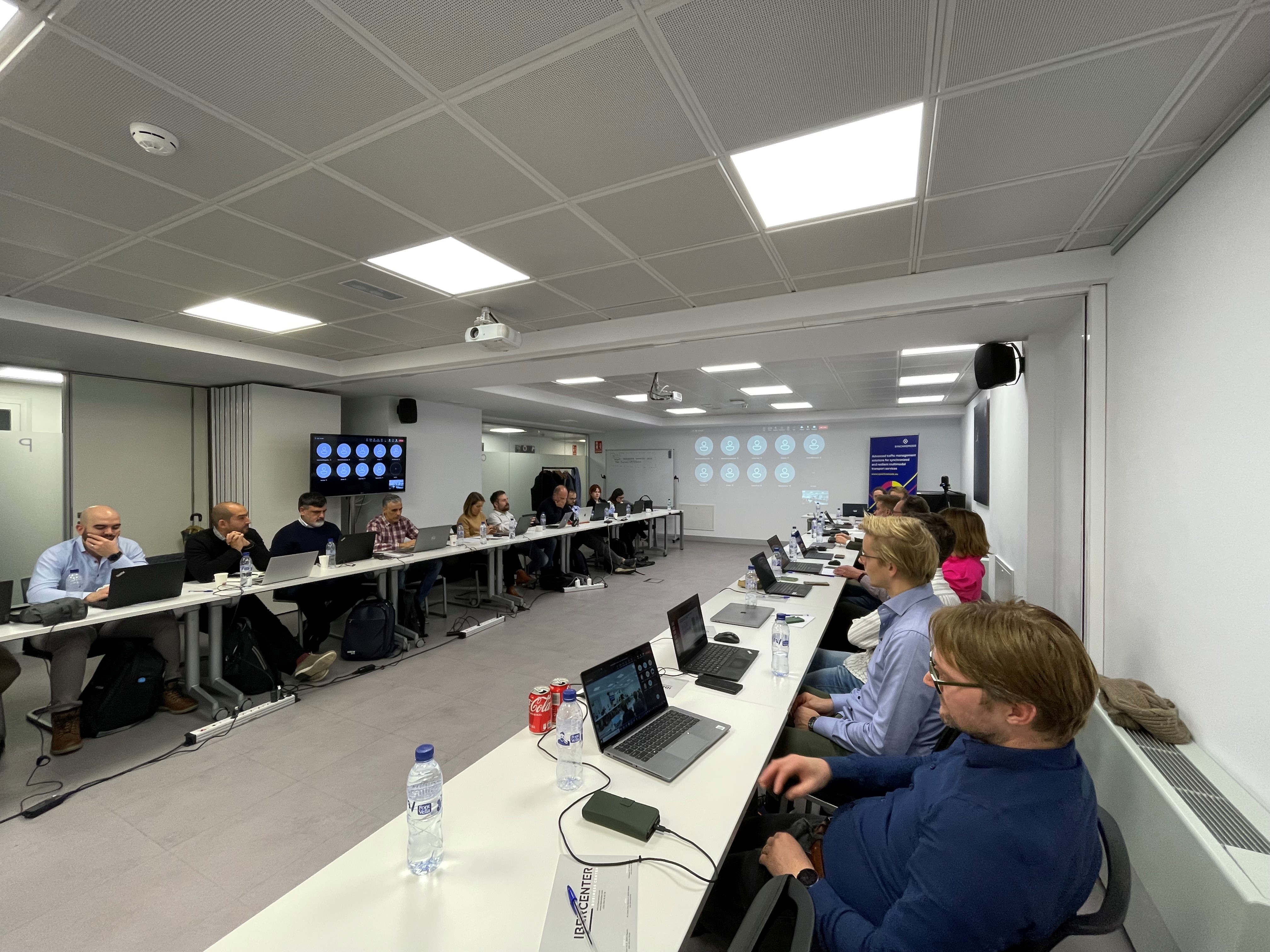 Synchromode Meeting in Madrid, Konferenzraum