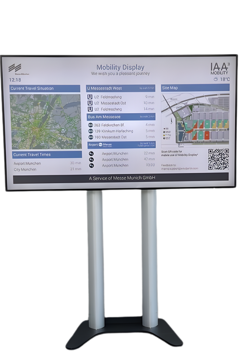 Moobilitätsmonitor Messe München MockUp