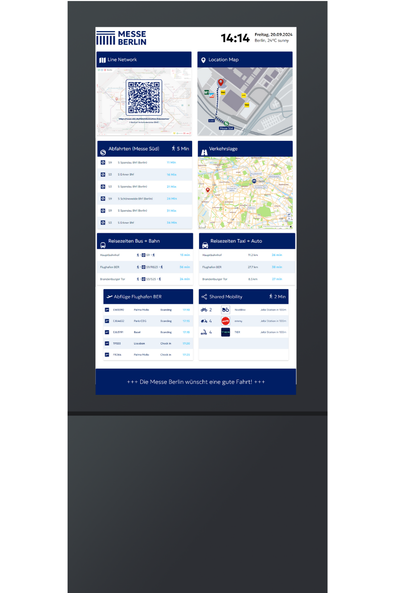 Mobilitätsmonitor Messe Berlin MockUp