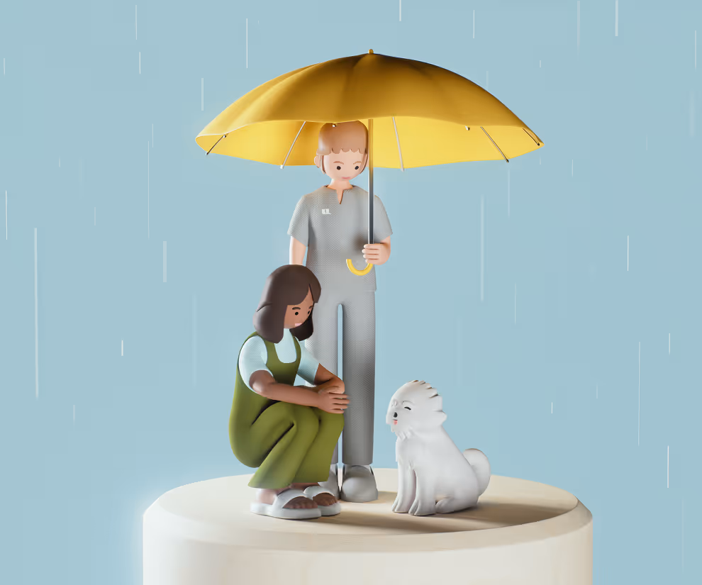Pet care illustration