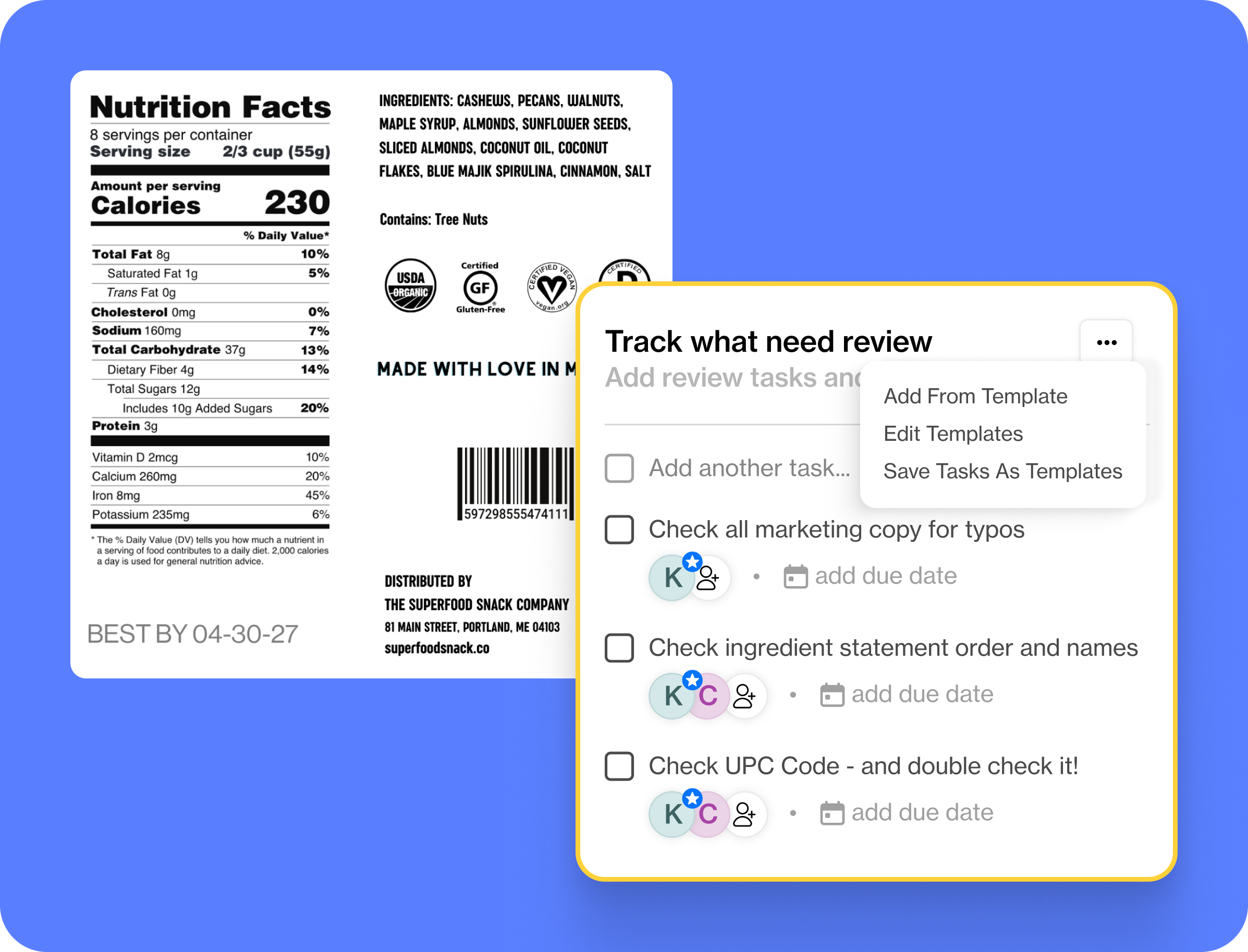 Seamless Label Proofing