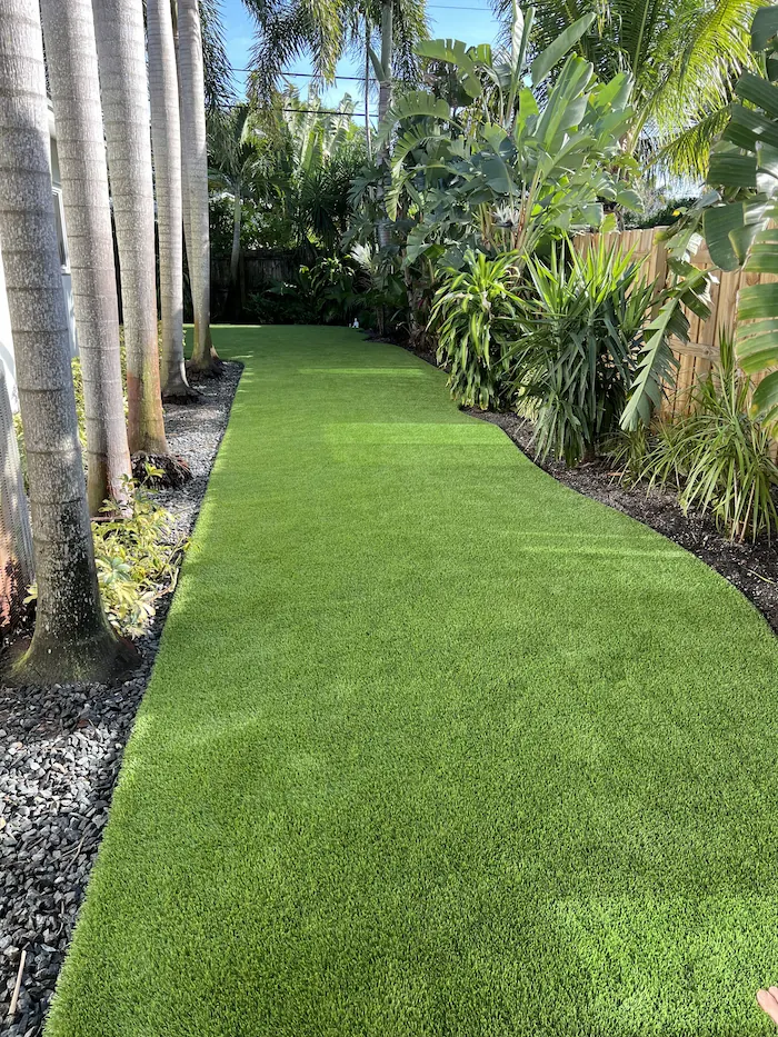 outdoor space with green grass