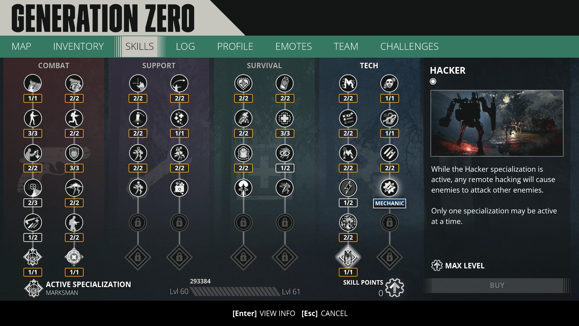 What is your skill build? - General Discussion - Generation Zero Forum