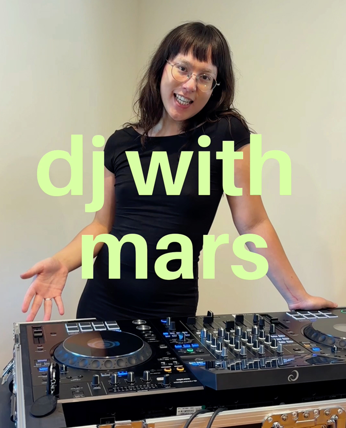 Social post featuring Mars