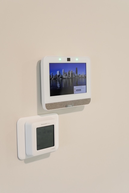 security system and thermostat 