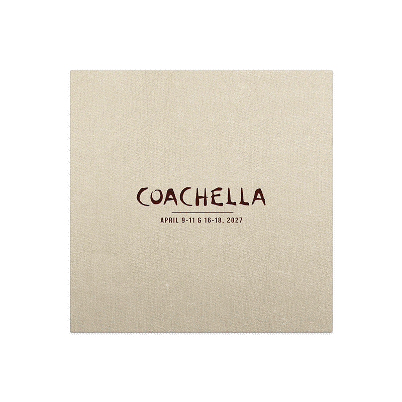 Coachella vinyl jacket, record and gatefold