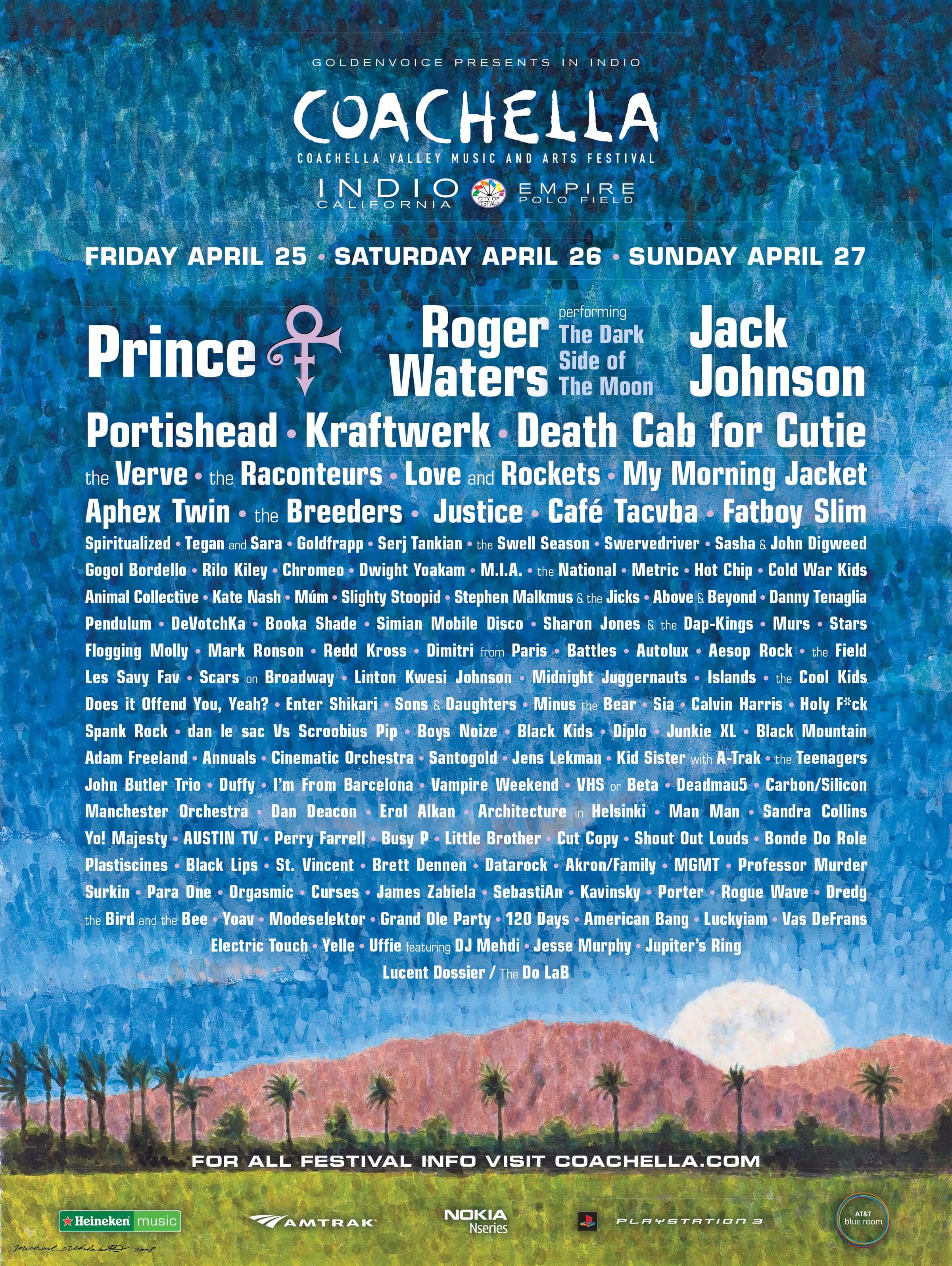 Coachella lineup poster
