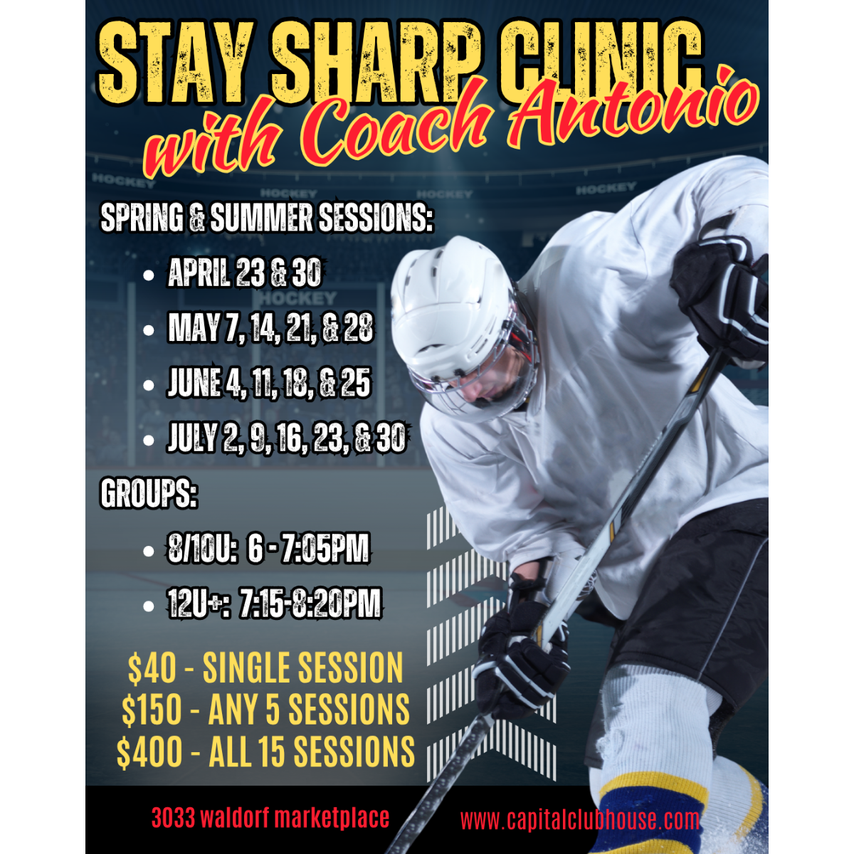 Stay Sharp Spring & Summer Clinics