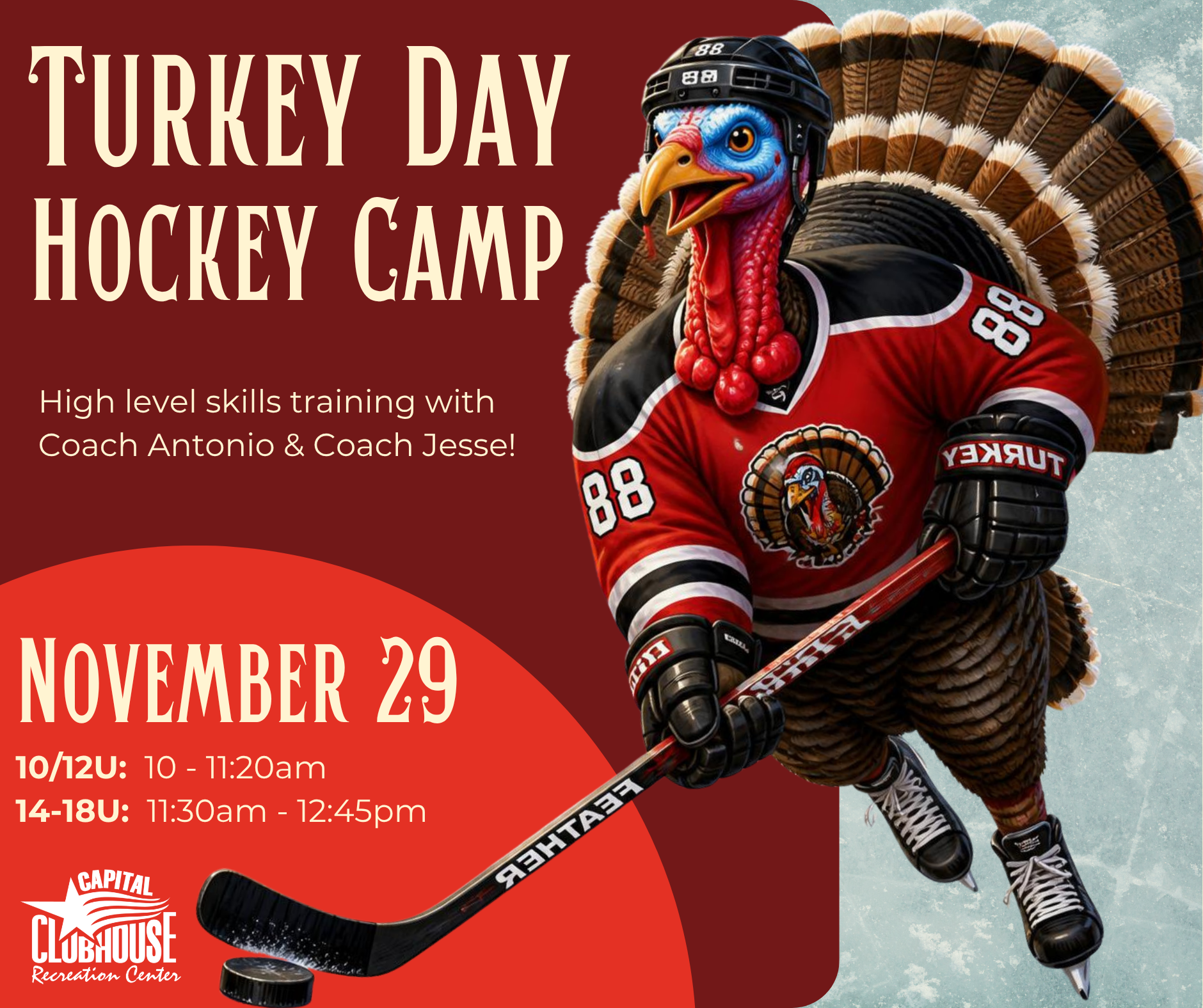 Turkey Day Hockey Camp