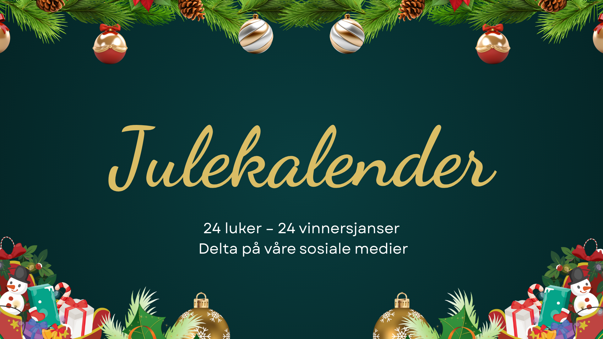 Årets julekalender er her – 24 luker med førjulsmagi!