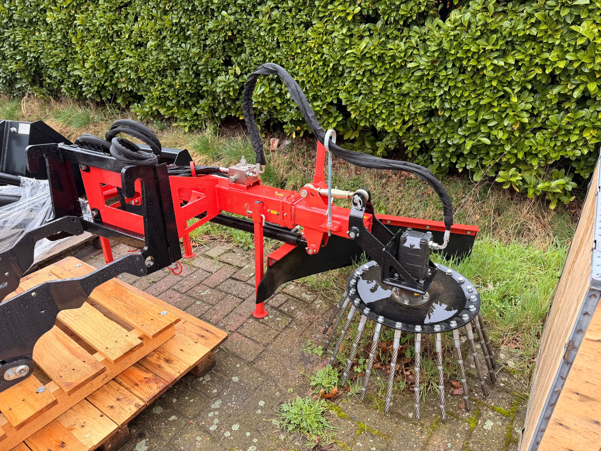 Onkruidborstel hydraulisch