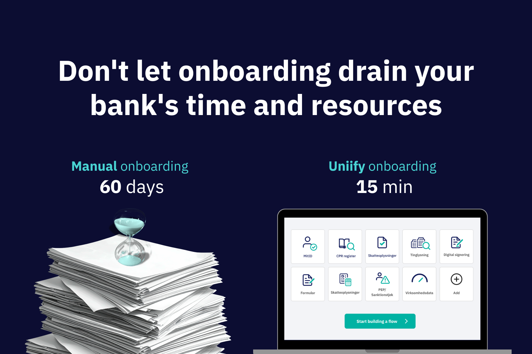 Efficiency gains in bank business onboarding with Uniify