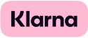 Klarna sin logo på rosa bakgrunn