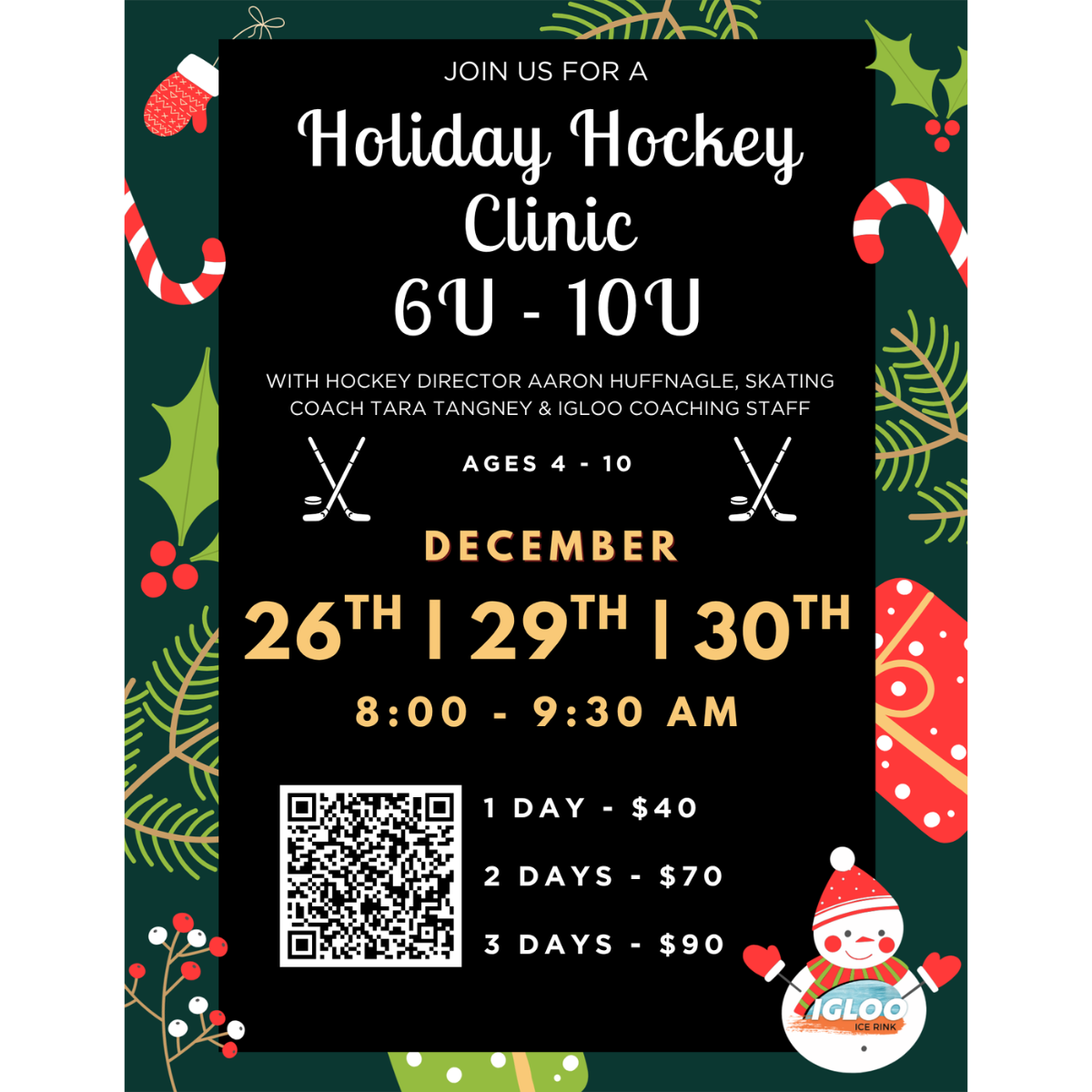 6U-10U Holiday Clinic