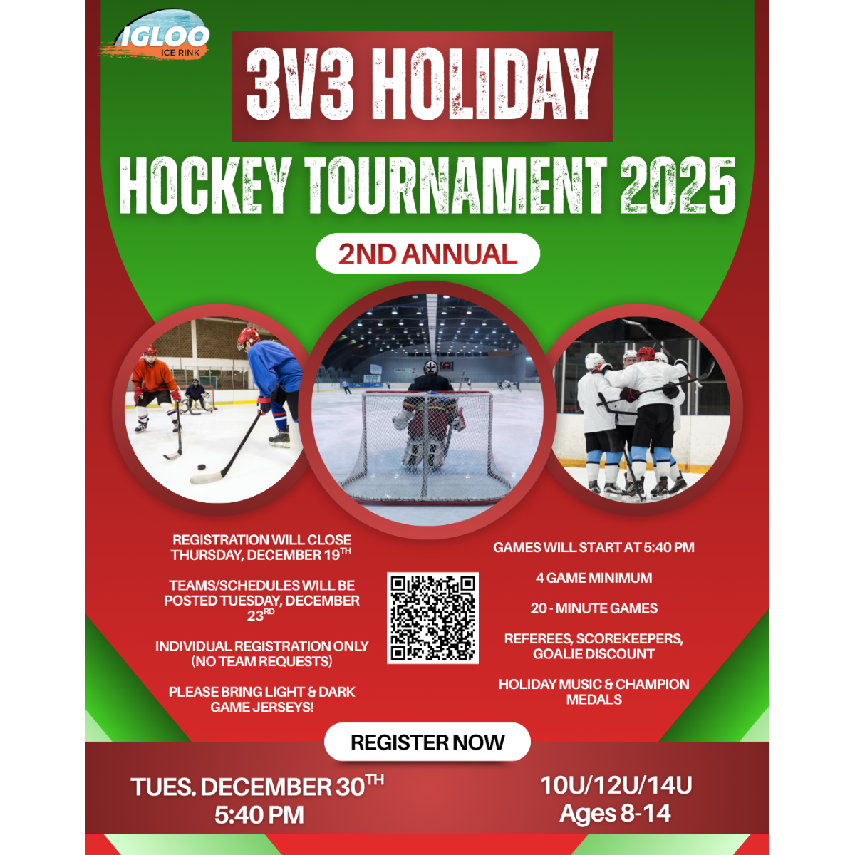 10U-14U Holiday 3v3