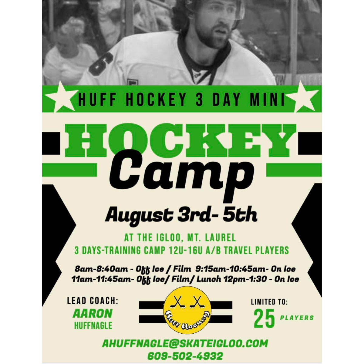 Huff Hockey Summer Camp 12U-16U A/B
