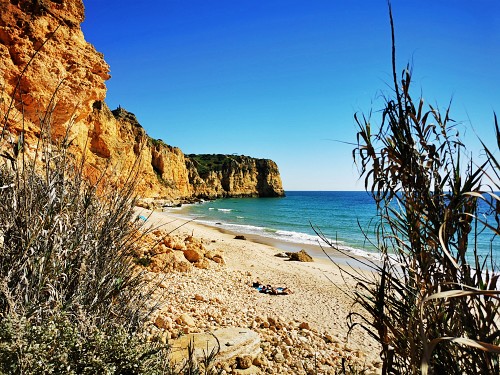 Photo of the beaches in Lagos Algarve Portugal