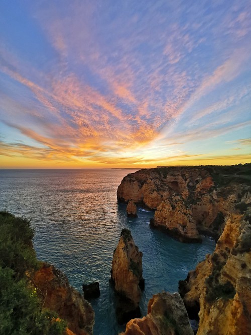 Photo of the beaches in Lagos Algarve Portugal