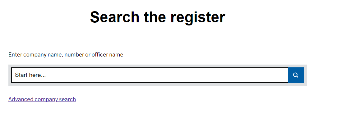 companies house search