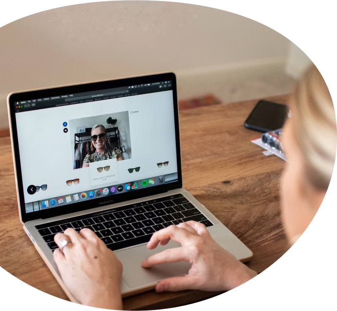 Custom branded corporate redemption portal for employee sunglasses gifting