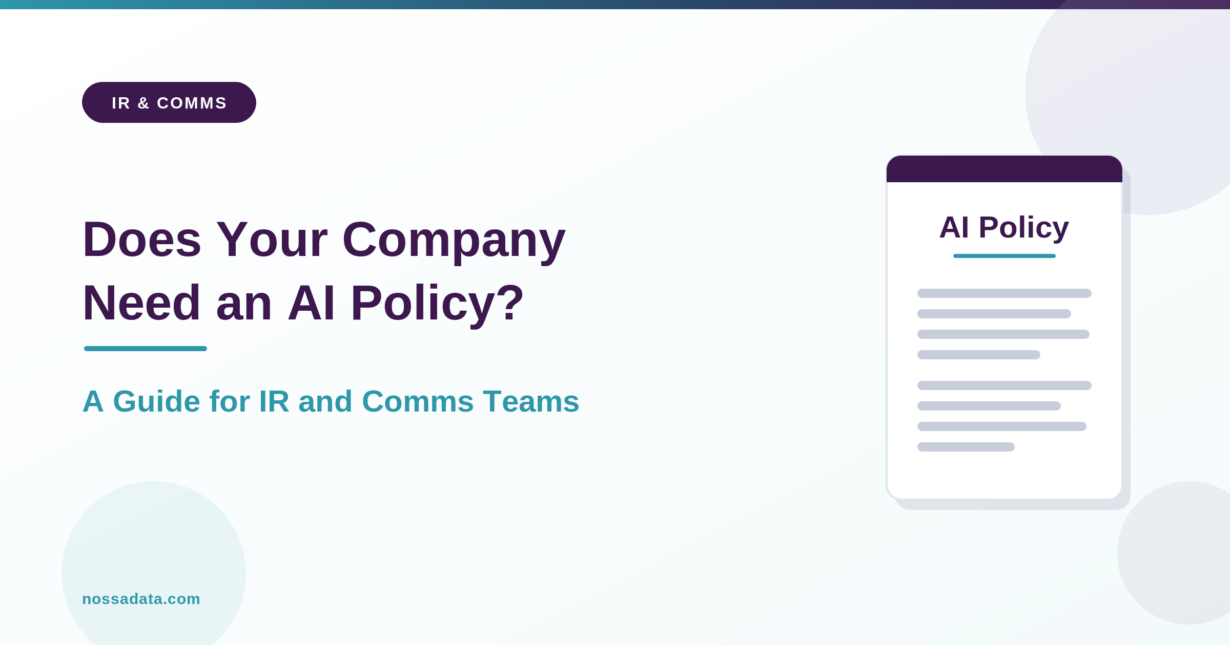 Does Your Company Need an AI Policy? A Guide for IR and Comms Teams
