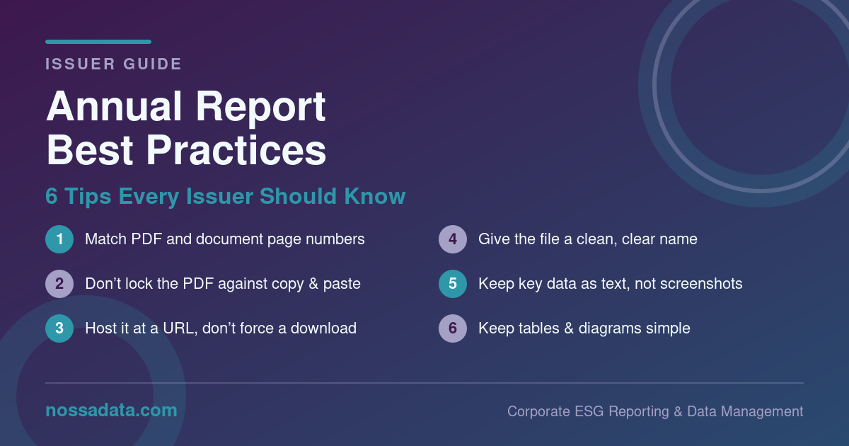 Annual Report Best Practices: 6 Tips Every Issuer Should Know